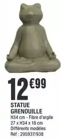 La Foir'Fouille Statue grenouille offre