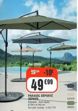 La Foir'Fouille Parasol déporté offre