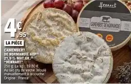 E.Leclerc Camembert de normandie aop offre