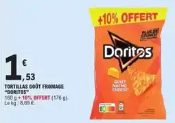 E.Leclerc Doritos - tortillas goût fromage offre