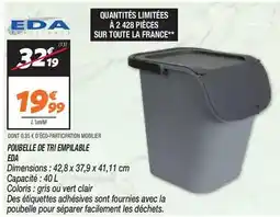 Netto Eda - poubelle de tri empilable offre