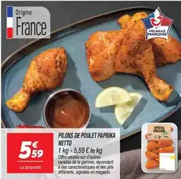 Netto Netto - pilons de poulet paprika offre