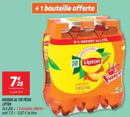 Netto Lipton - boisson au thé pêche offre