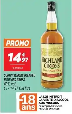 Netto Promo - scotch whisky blended cross offre