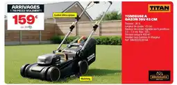 Brico Dépôt TITAN Tondeuse a gazon 36v offre