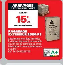 Brico Dépôt Ragreage exterieur offre
