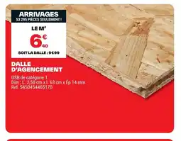 Brico Dépôt Dalle d'agencement offre