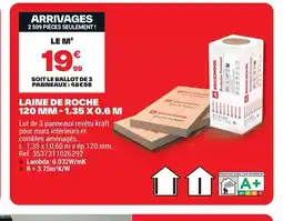 Brico Dépôt Laine de roche offre
