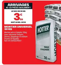 Brico Dépôt MORTIER Universel offre