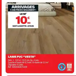 Brico Dépôt Lame pvc vesta offre