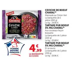Bi1 CHARAL Ceviche de boeuf offre