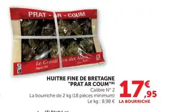 Bi1 PRAT AR COUM Huitre fine de bretagne offre