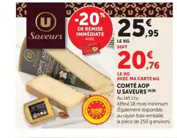 Bi1 Comté aop u saveurs offre