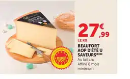 Bi1 Beaufort aop d'été u saveurs offre