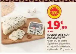 Bi1 Roquefort aop u saveurs offre
