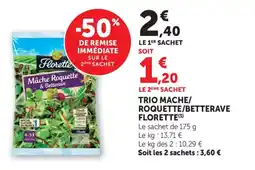 Bi1 FLORETTE Trio mache/ roquette/betterave offre