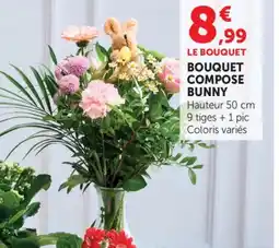 Bi1 Bouquet compose bunny offre