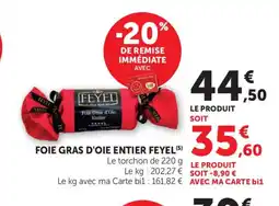 Bi1 FEYEL Foie gras d'oie entier offre