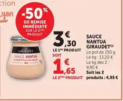 Bi1 GIRAUDET Sauce nantua offre
