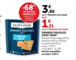 Bi1 SAINT JEAN Grandes ravioles offre