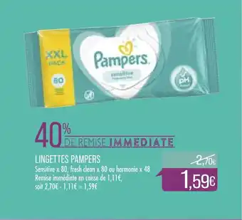 Lingettes pampers