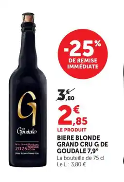 Bi1 G DE GOUDALE 7,9° Biere blonde grand cru offre