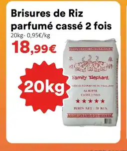 Hmarket Brisures de Riz parfumé cassé 2 fois offre