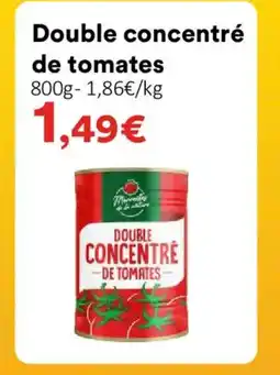 Hmarket Double concentré de tomates offre