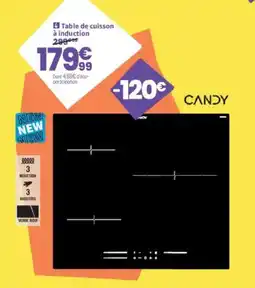 Conforama CANDY Table de cuisson à induction offre