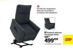 Conforama Fauteuil releveur électrique Elliot offre
