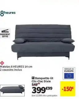 Conforama Banquette-lit Clic-Clac Dixie offre