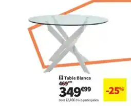 Conforama Table Blanca offre