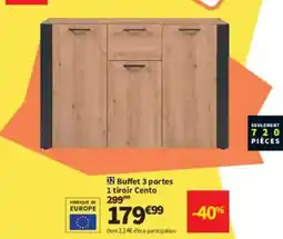 Conforama Buffet 3 portes 1 tiroir Cento offre