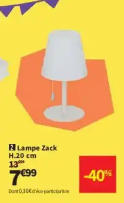 Conforama Lampe Zack offre