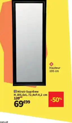 Conforama Miroir Suprême offre