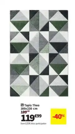 Conforama Tapis Theo offre