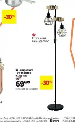 Conforama Lampadaire Townshend 5 offre