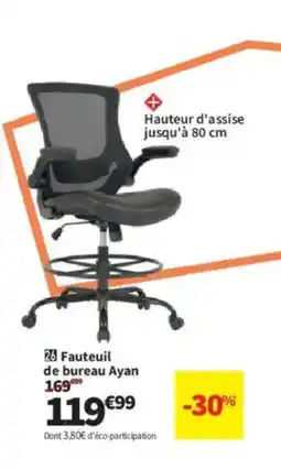 Conforama Fauteuil de bureau Ayan offre