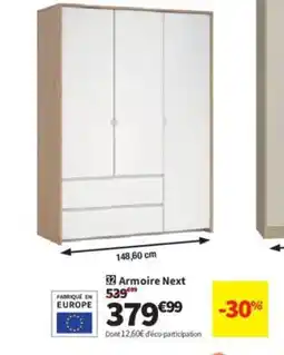 Conforama Armoire Next offre