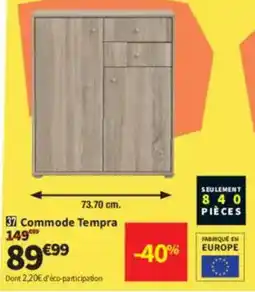 Conforama Commode Tempra offre