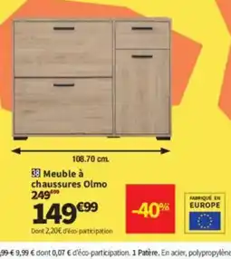 Conforama Meuble à chaussures Olmo offre