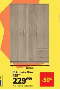 Conforama Armoire Niko offre
