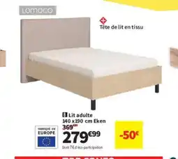 Conforama Lit adulte Eken offre