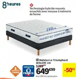 Conforama Matelas Le Triomphant offre