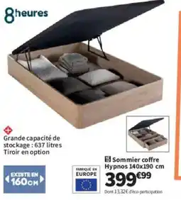 Conforama Sommier coffre Hypnos offre