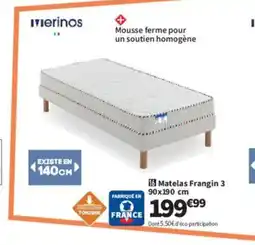 Conforama MERINOS Matelas Frangin 3 offre