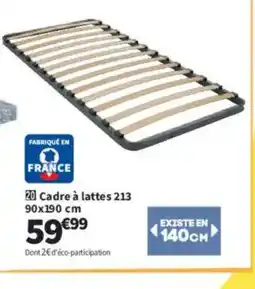 Conforama Cadre à lattes 213 offre