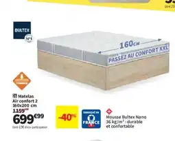 Conforama BULTEX Matelas Air confort 2 offre