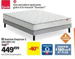 Conforama EPEDA Matelas Esquisse 2 offre