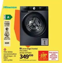 Conforama HISENSE Lave-linge frontal offre